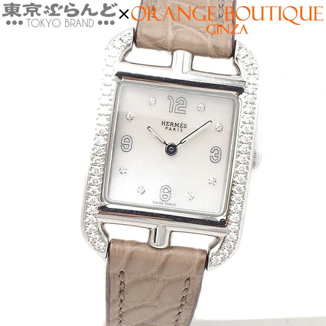【新春セールε】【返品可】【5%クーポン♪1.24〜2.4】エルメス HERMES ケープコッド CC1.232 SS ダイヤモンド MOP アリゲーター 腕時計 レディース クォーツ [送料無料] 【中古】pdw 101721460のサムネイル