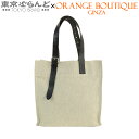 【返品可】エルメス HERMES エトリヴィエール ショッピング 063022CK A刻印 グレー ブラック シルバー金具 トワルアッシュ ヴァッシュハンター トートバッグ ユニセックス[送料無料] 【中古】 101709862