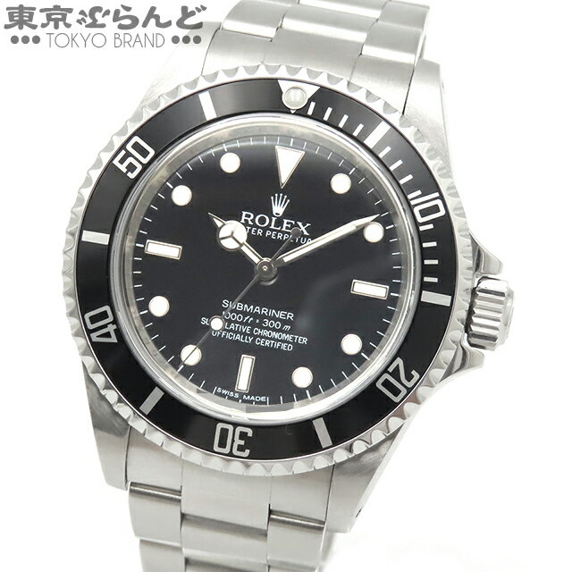 【返品可】箱・保証書付き ロレックス ROLEX サブマリーナー ノンデイト 14060M ランダム番 ブラック 最終品番 SS オイスターブレス 腕時計 メンズ 自動巻 仕上済 [送料無料] 【中古】 101684766