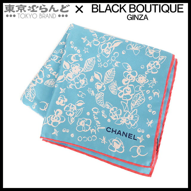CHANEL(シャネル) スカーフ ココマーク シースルー/花柄 CHANEL(シャネル) スカーフ ココマーク シースルー/花柄