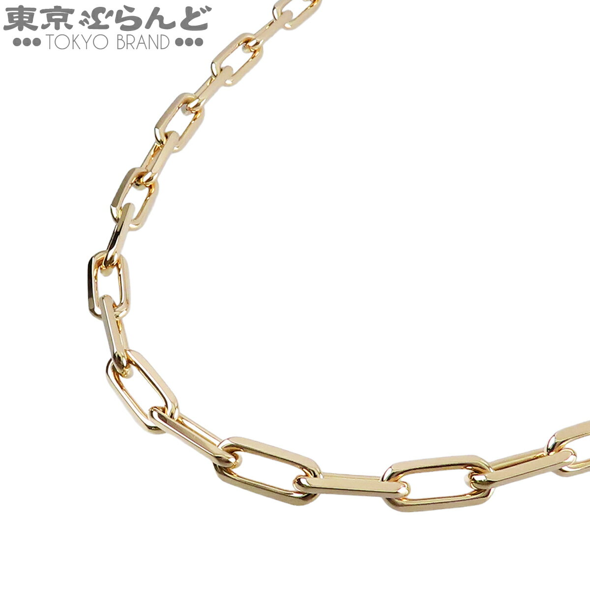 【中古】【返品可】カルティエ CARTIER サントスドゥカルティエネックレス ユニセックス K18YG ミディアム チェーン イエローゴールド B7009000 メーカー仕上済 [送料無料] 101851069
