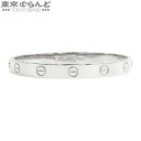 【5%クーポン♪5.15〜5.27】【返品可】カルティエ CARTIER ラブ ブレスレット B6005600 ホワイトゴールド K18WG ラブブレス 16 ...