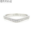 【5 クーポン♪3.15～3.28】【返品可】カルティエ CARTIER バレリーナ ウェディング リング B4093000 B4093048 Pt950 ダイヤモンド 48 リング 指輪 レディース 仕上済 送料無料 【中古】【ポイント5倍●3.15～3.28】23XM 101683173