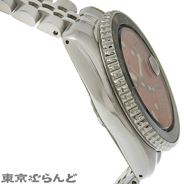 【中古】【5%クーポン♪7.14〜7.21】【夏のボーナスで買う！】【返品可】箱・保証書付き セイコー 5スポーツ SKXシリーズ GMT 4R34-00A0 SSK005 オレンジ SSK005KC スポーツスタイル 腕時計 メンズ 自動巻 展示未使用 【ポイント5倍●7.14〜7.21】 014001276