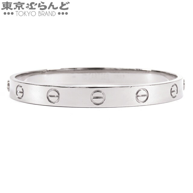 【返品可】カルティエ CARTIER ラブ ブレスレット ホワイトゴールド K18WG 旧型 16 バングル レディース 仕上済 [送料無料] 【中古】24XMAS 101735577のサムネイル