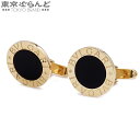 【5%クーポン♪5.3～5.15】【返品可】ブルガリ BVLGARI ブルガリ・ブルガリ カフリンク 322302 ブラック イエローゴールド K18YG オニキス カフスボタン スウィヴル式 750 カフス メンズ 仕上済 [送料無料] 【中古】【ポイント10倍●5.3～5.15】 101704378