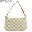 【5%クーポン♪5.2〜5.11】【決算セールπ】【返品可】ルイヴィトン LOUIS VUITTON ポシェット・アクセソワール N41207 アイボリーxブル...