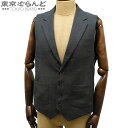 【5%クーポン♪5.2〜5.11】【返品可】ブルネロクチネリ Brunello Cucinelli ベスト グレー コットン ボタンフロント 52 メンズ[送料...