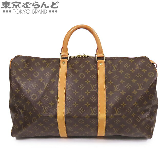 【2024年4月度月間優良ショップ】【5%クーポン♪6.4～6.11】【返品可】ルイヴィトン LOUIS VUITTON キーポル 50 M41426 モノグラムキャンバス ボストンバッグ ユニセックス A [送料無料] 【中古】 101685481