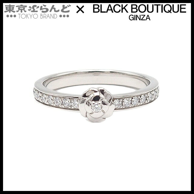 【返品可】シャネル CHANEL カメリア マリッジ リング プラチナ Pt950 ダイヤモンド 9号相当 ＃49 指輪 レディース 仕上済 [送料無料] 【中古】24XMAS 101743481のサムネイル