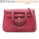 【決算セールπ】【返品可】エルメス HERMES アルザン ミニ 2WAY ハンドバッグ X刻印 ルージュグレナ スイフト 2016年 ショルダーバッグ レディ...