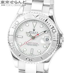 【2024年4月度月間優良ショップ】【返品可】箱・保証書付き ロレックス ROLEX ヨットマスター ロレジウム 168622 A番 プラチナ SS Pt オイスターブレス 腕時計 ボーイズ 自動巻 仕上済 [送料無料] 【中古】 241001013290