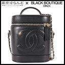 【決算セールγ】【返品可】シャネル CHANEL バニティバッグ 2WAY ハンドバッグ AS0323 ブラック ゴールド金具 ラムスキン ショルダーバッグ レ...