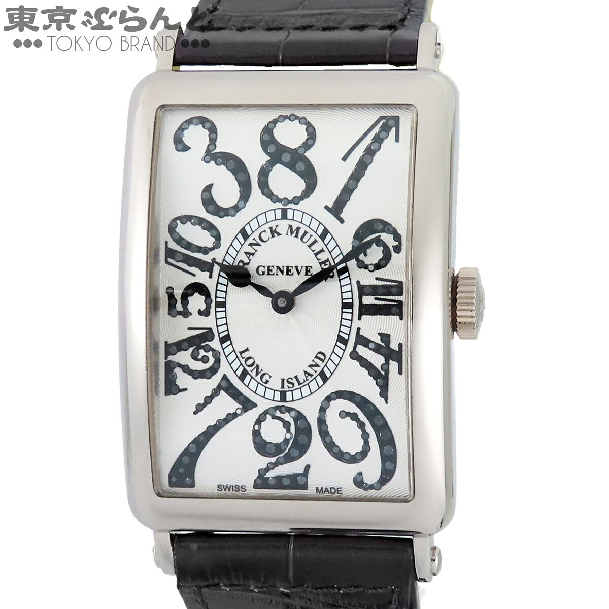 【中古】【返品可】フランクミュラーロングアイランド メンズ 腕時計 自動巻 K18WG ダイヤ クレイジーアワーズ ジョーカー 箱保 シルバー 1200CHMAGNJOG 仕上済 OH済 [送料無料] 101874792 tokyo-brand-10301006 東京ぶらんど パッケージ画像