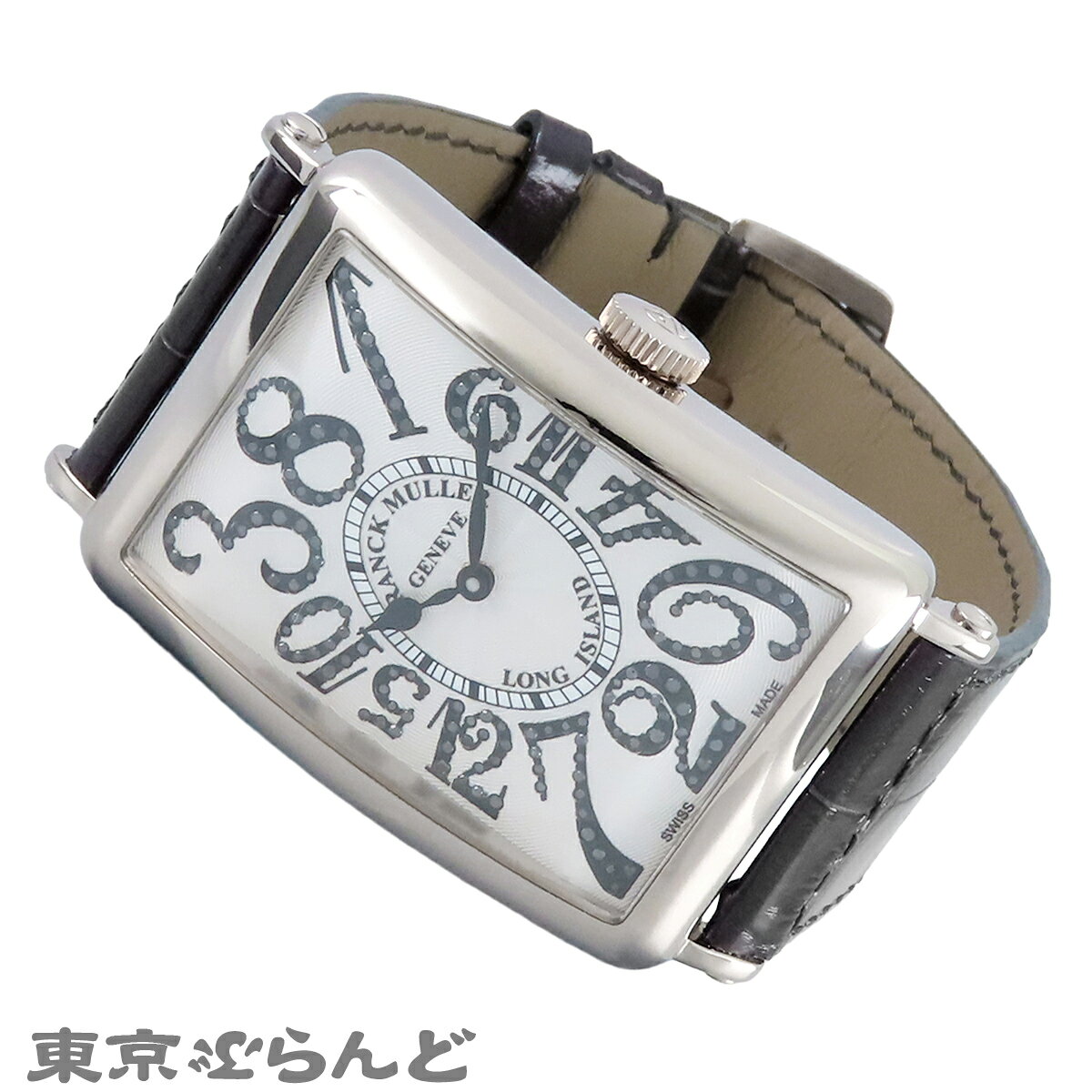【中古】【返品可】フランクミュラーロングアイランド メンズ 腕時計 自動巻 K18WG ダイヤ クレイジーアワーズ ジョーカー 箱保 シルバー 1200CHMAGNJOG 仕上済 OH済 [送料無料] 101874792 tokyo-brand-10301006 東京ぶらんど サンプル画像2