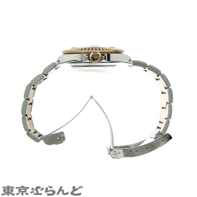 【中古】【返品可】ロレックス サブマリーナー メンズ 腕時計 自動巻 SS YG デイト 青サブ オイスターブレス 箱保 コンビ ブルー 16613 A番 仕上済 [送料無料]【ポイント2倍●11.20〜11.26】 101833093