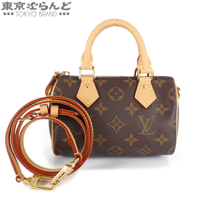 【返品可】ルイヴィトン LOUIS VUITTON ナノスピーディ 2way M81085 モノグラムキャンバス ショルダーバッグ レディース[送料無料] 【中古】 101682296のサムネイル