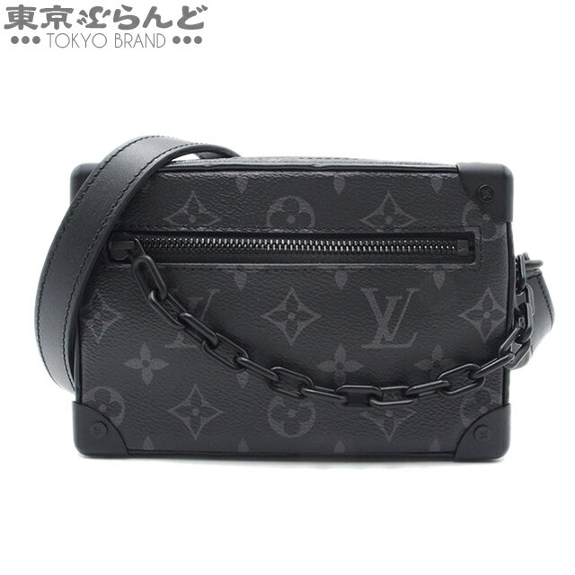 【新春セールψ】【返品可】ルイヴィトン LOUIS VUITTON ミニソフトトランク M44735 ブラック モノグラムエクリプス ショルダーバッグ メンズ[送料無料] 【中古】pdw 24XMAS 101751496