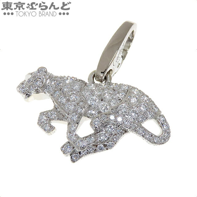 【5%クーポン♪5.3～5.15】【返品可】カルティエ CARTIER パンテール チャーム K18WG ダイヤモンド ネックレストップ ペンダントヘッド ペンダントトップ レディース 仕上済 [送料無料] 【中古】【ポイント7倍●5.3～5.15】23XM 101691397