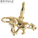 【5%クーポン♪4.16〜4.27】【返品可】カルティエ CARTIER パンテール チャーム イエローゴールド K18YG ネックレストップ レディース 仕上...