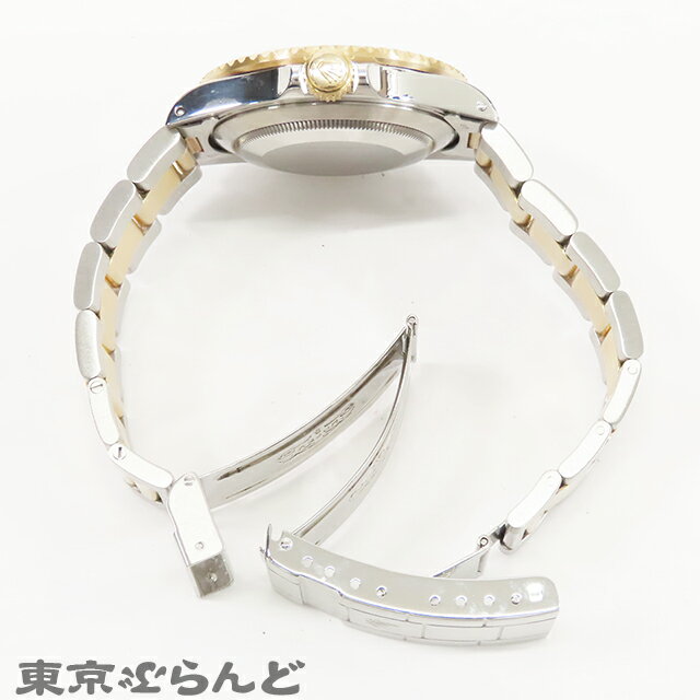 【中古】【返品可】ロレックス ROLEX サブマリーナー デイト 16803 95番台 ブルー SS YG トロピカル オイスターブレス コンビ 腕時計 メンズ 自動巻 仕上済 箱付 [送料無料]【ポイント2倍●11.14〜11.26】 101806498