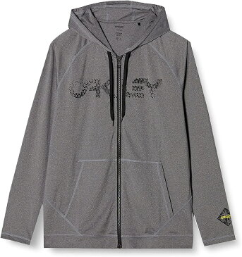 オークリー(OAKLEY) ラッシュガード パーカー RASH HOODY 12.0 FOA403492 29A(DARK GRAY HTHR)