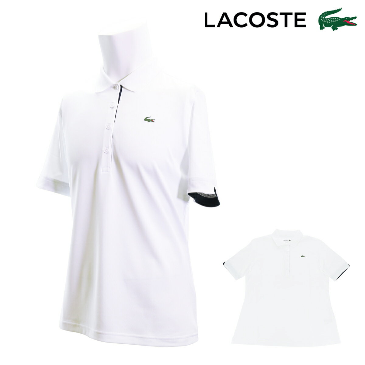 ラコステ ポロシャツ 半袖 SPORT レディース PF5179L LACOSTE | ポリエステル トップス 無地[bef][即日発送]