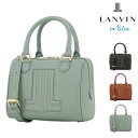 ショルダーバッグ ランバンオンブルー ボストンバッグ 本革 レディース ヴィジュ 484073 LANVIN en Bleu | ハンドバッグ ショルダーバッグ ミニショルダー ロゴ 牛革 レザー[即日発送]