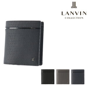 ランバンコレクション ミニ財布 二つ折り財布 コンパクト レザーコンビネーション 本革 メンズ JLMW9HS3 LANVIN COLLECTION | 牛革 レザー