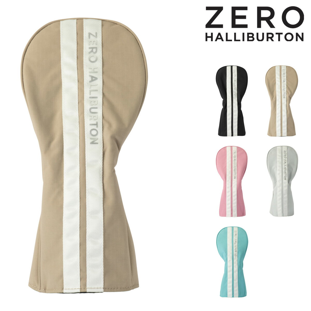 ITEM SPEC COLOR VARIATION ブランド：ZERO HALLIBURTON ゼロハリバートン コーデュラリップストップボンディング160dn×240dnナイロンを使用した、ユニセックスデザイン、カラーバリエーションで様々なゴルファーに対応のシリーズ。女性でも使いやすい軽量さも実現。撥水コーティングにより高い撥水性を有し、雨天プレーでも安心してご使用いただけます。 裏貼りしたポリウレタンコーティングは生地にコシをつけ、ボンディング材の柔らかさと相まって絶妙なタッチ感の生地になっております。 サイズ：約W16×H36cm460cc対応 カラー：【01】ブラック【05】トープ【07】ピンク【09】シルバーグレー【14】ミントグリーン 素材：コーデュラ 160×240d リップストップナイロン 仕様：ドライバー用 ご注意ください： ● 商品の画像は、できるだけ商品に近いカラーにて掲載をしております。 お客様のモニターの発色または設定により、実際の色味と異なる場合もあります。あらかじめご了承ください。 ● メーカーサイズ、もしくは実際に測った寸法となります。商品の素材等の個体差により、若干サイズのばらつきがあります。サイズはあくまでも目安としてお考えください。 ● 天然皮革・素材を使用している商品によっては、天然素材の特性上、部位により風合いやシミ・シワ感や焦げ、濃淡など多少の個体差がある場合があります。あらかじめご了承ください。