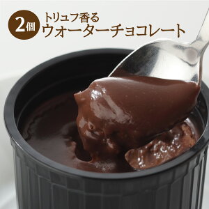 黒トリュフ香る　生ウォーターチョコレート（2個入り）