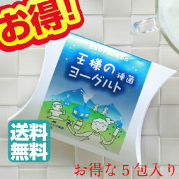 お得サイズ！【送料無料　王様のヨーグルト　種菌　(3g×5包)】カスピ海ヨーグルト　ケフィア　とは違う新しい　ヨーグルト　ヨーグルトスターター手作りヨーグルト