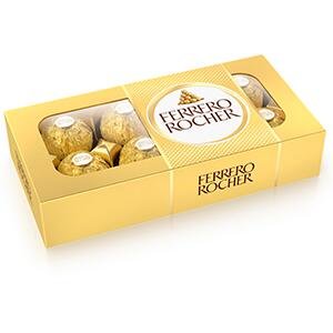 フェレロ ロシェ T-8 100g(8粒)入り ミディアムサイズ 手軽なギフトとして大活躍! チョコレート ハロウィンシール バレンタイン ホワイトデー クリスマス FERRERO ROCHER