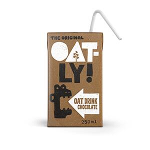 オートリー　オーツミルク　ミルクチョコレート（250ml）　飲み切りサイズ　〈br〉OATLY　チョコレート1リットルタイプ　スウェーデン発の植物性ミルク　ヴィーガン対応　特許技術によるオーツ麦成分を保持　β―グルカン（水溶性食物繊維） ココア　ラテ