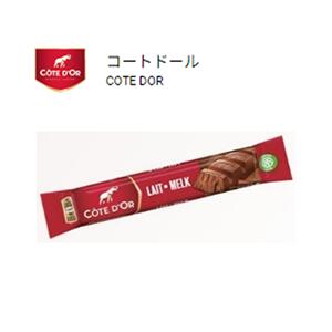 コートドール バー ミルク 47g COTE DOR 最も濃いチョコレート ガーナのカカオ豆 高級チョコ おいしい！ プレゼンチョコ♪ 誰ににあげたくなる！ベルギー エヌアイエスフーズサービス