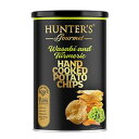 春夏限定 ハンター ポテトチップス わさび&ターメリック風味(150g)大缶 HUNTER FOODS お得な大型サイズ ハンター ポテトチップス じゃがいも(150g)
