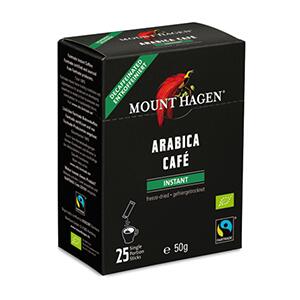 ＜br＞MOUNT HAGEN カフェインレス　インスタントコーヒースティック50g（2g×25本）250g　＜br＞マウント　ハーゲン　オーガニック　フェアトレード　インスタント珈琲　コーヒー　マウントコーヒー　マウントハーゲンコーヒー