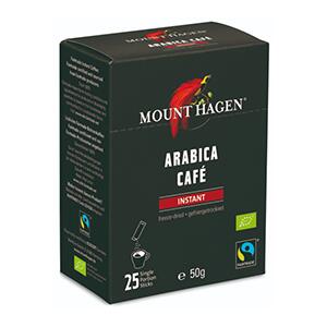 ＜br＞MOUNT HAGEN インスタントコーヒースティック50g（2g×25本）250g　＜br＞マウント　ハーゲン　オーガニック　フェアトレード　インスタント珈琲　コーヒー　マウントコーヒー　マウントハーゲンコーヒー