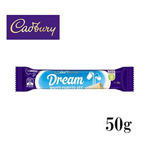 casbury 　キャドバリー ドリーム　 50g ホワイトチョコレート　牛乳とチョコレートで！　エヌアイエスフーズサービス