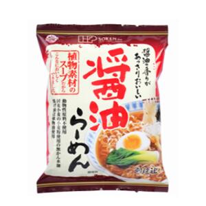 創健社 醤油らーめん(99.5g) 　インスタント　国産小麦　卵不使用　ラーメン　かんすい不使用