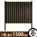 【やまと塀（大和塀）】スタイルやまと塀1型 基本セット 幅1800×高さ1500mm