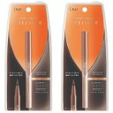 2個セット【限定色】ディーアップ(D-UP) シルキーリキッド アイライナーWP アプリコットブラウン