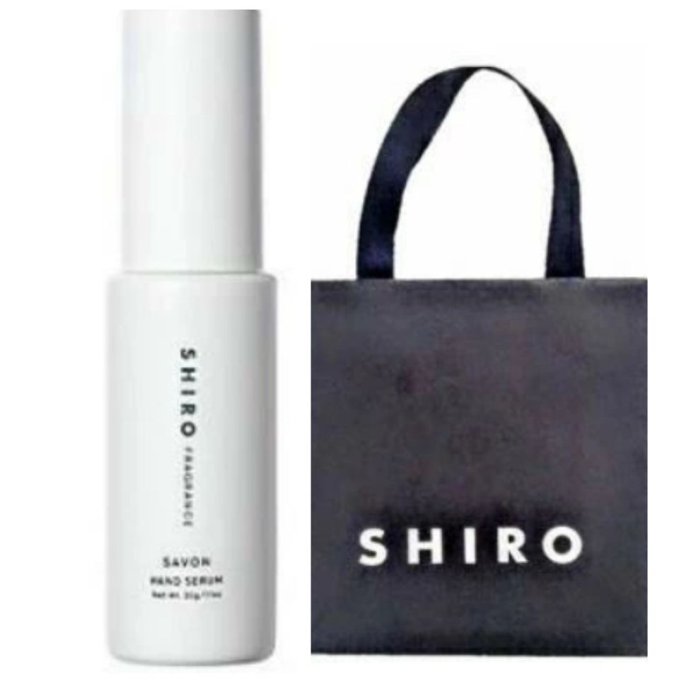 ハンド美容液 【手提袋付】shiro ハンド美容液 ●サボン● 30g ＜ハンドクリーム＞　　シロ　しろ　Hand Serum　siro　ハンドセラム ※商品は予告なくリニューアルいたします。