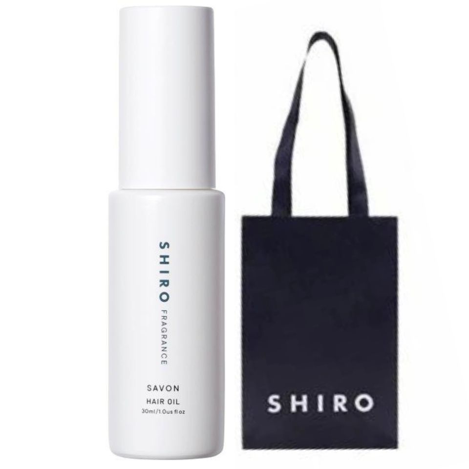 【送料無料・手提袋付】shiro ヘアオイル ●サボン● 30mL ＜ヘアーオイル＞　SAVON　シロ　しろ　HAIR OIL　siro ※商品は予告なくリニューアルいたします。