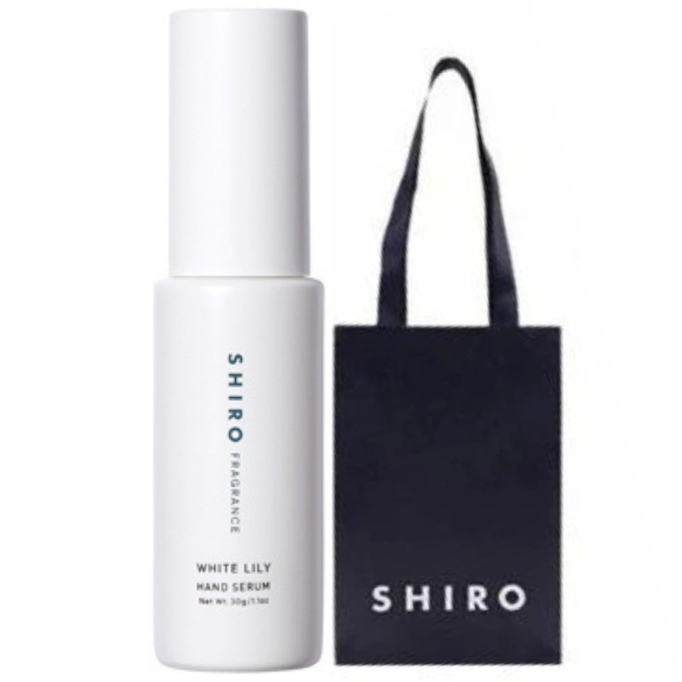 【手提袋付・送料無料】shiro ハンド美容液 ●ホワイトリリー● 30g ＜ハンドクリーム＞　white LiLy　シロ　しろ　Hand Serum　siro　ハンドセラム ※商品は予告なくリニューアルいたします。