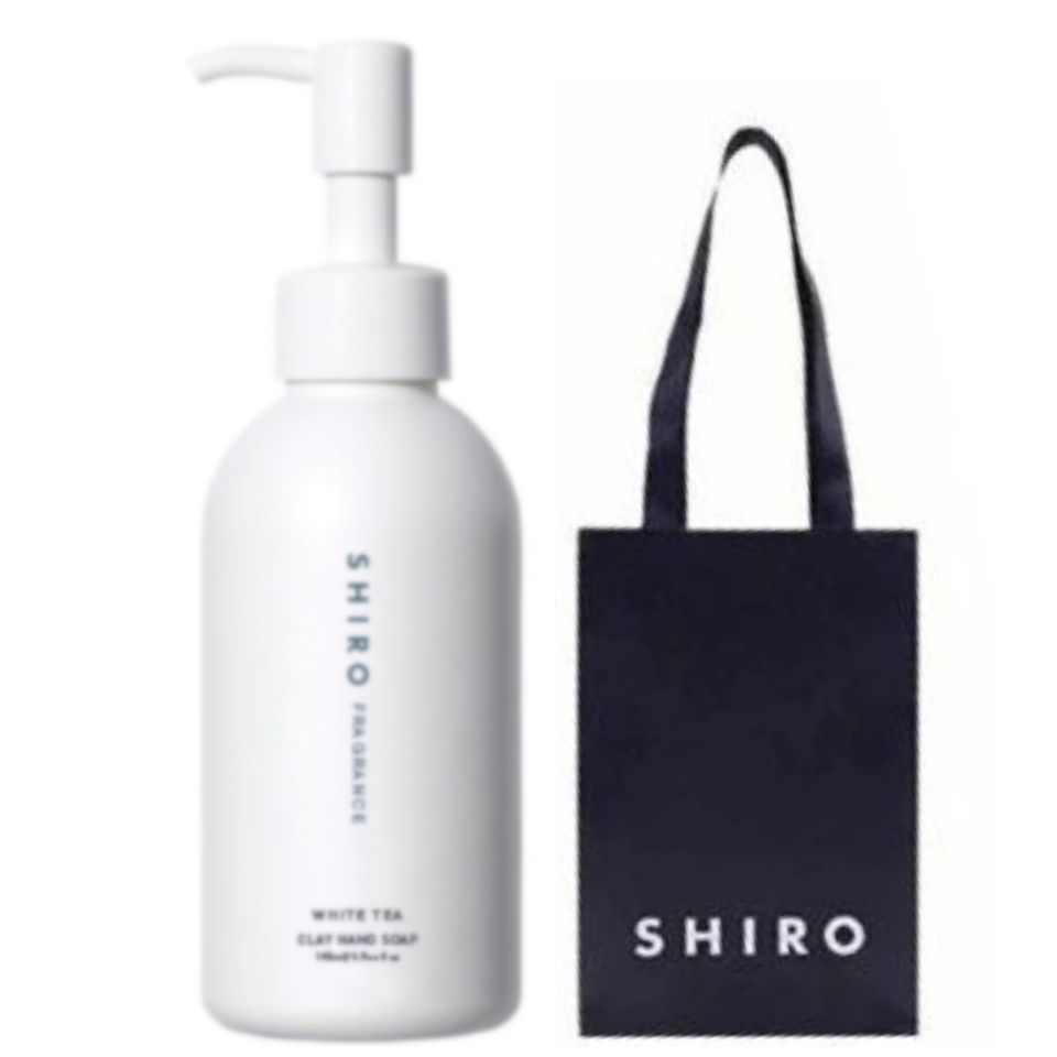 【袋付き】ホワイトティーシロ shiro ハンドソープ ハンドケア スクラブ クレイ ハンドソープ 145ml