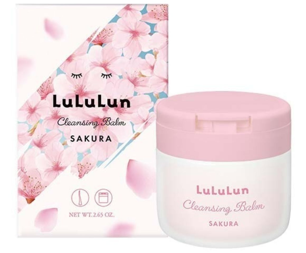 ルルルン クレンジングバーム 桜 (さくらの香り) 75g 春限定 2022新作 春コスメ 洗顔 クレンジング LuLuLun