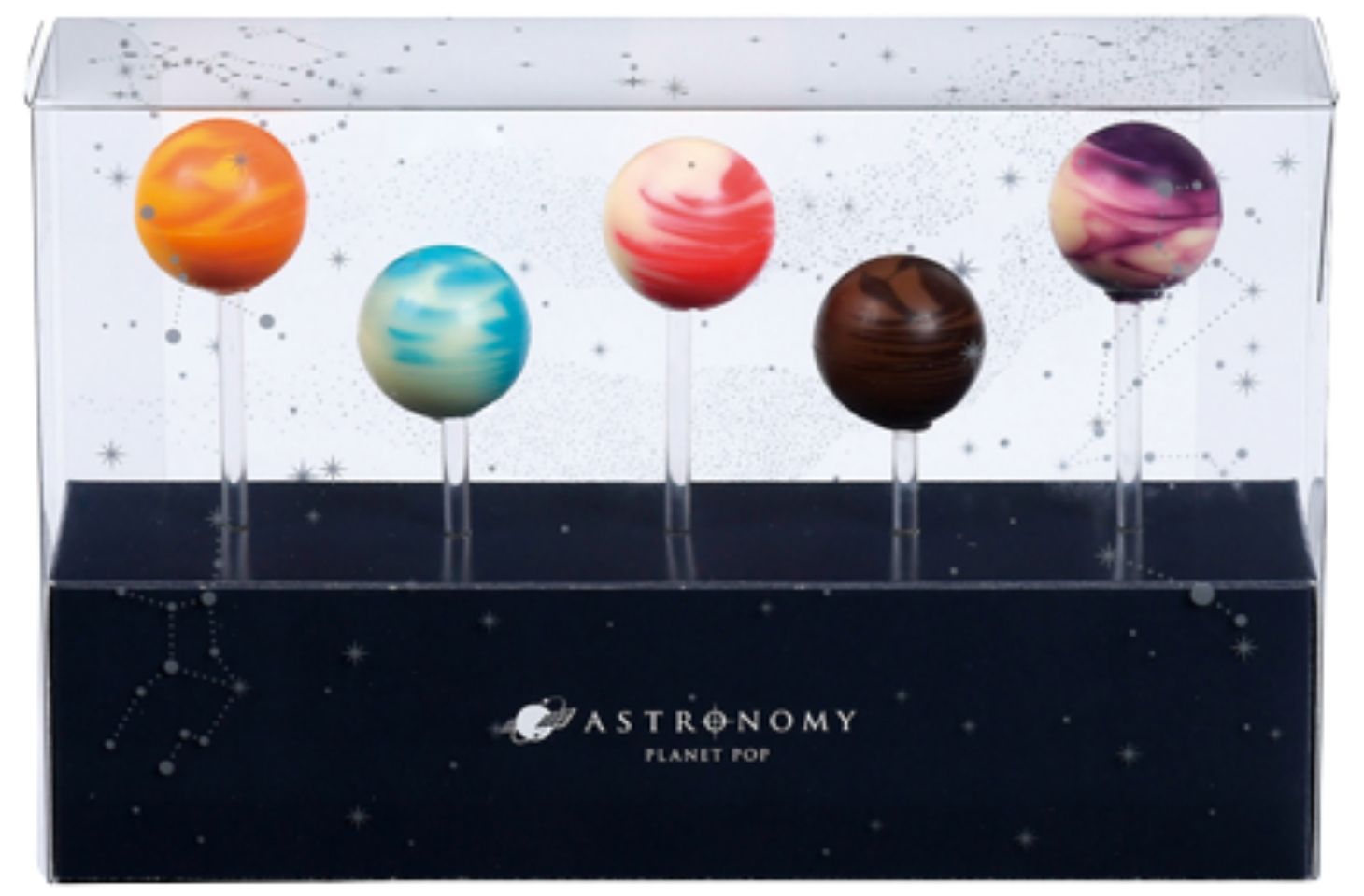 賞味期限：5月31日　即納【AS-7・送料無料】 アストロノミー プラネットポップ　チョコレート 5個入り　Astronomy ASTRONOMY　バレンタイン 2022 バレンタイン ギフト 惑星 ホワイトデー アストロミー