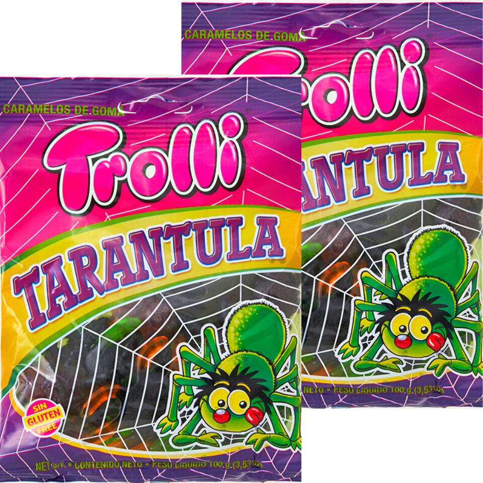 訳アリ：賞味期限2023.11.29.　2個セット【タランチュラ】Trolli トローリ　タランチュラグミ　SNSで人気沸騰中　韓国で人気の商品　数量限定の先行販売品 ハロウィン 蜘蛛グミ クモグミ