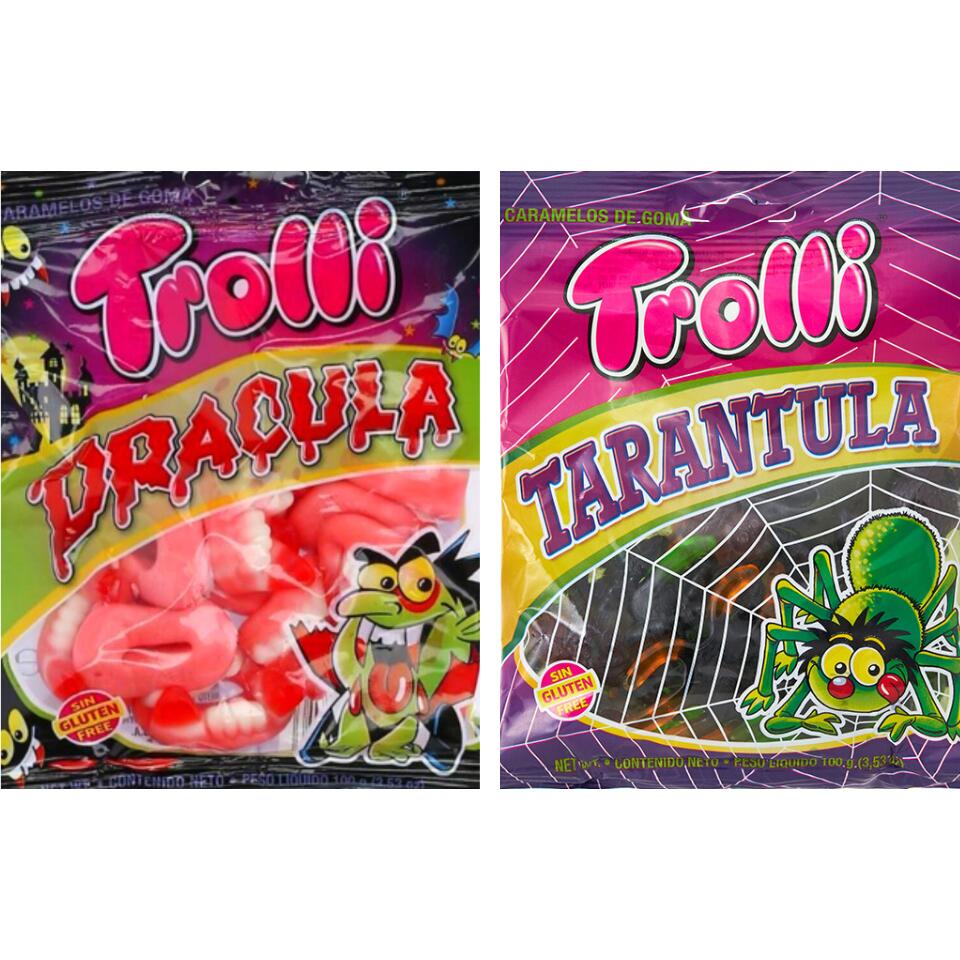 選択 単品【ドラキュラ / タランチュラ】Trolli トローリ　『ドラキュラグミ / タランチュラグミ』　SNSで人気沸騰中　韓国で人気の商品　数量限定の先行販売品 ハロウィン 吸血鬼グミ クモグミ 蜘蛛グミ